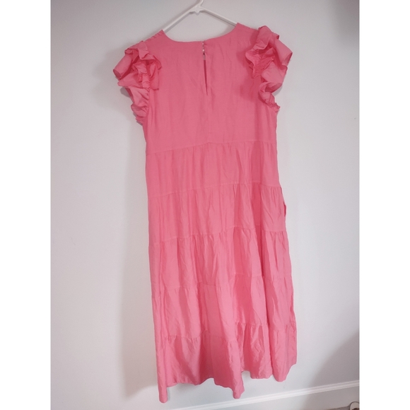 English Factory Preppy Tiered Ruffle Maxi Dress - Picture 9 of 11